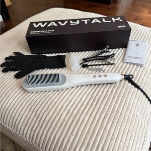 Wavytalk Steamline Pro Hair Styling Brush - White